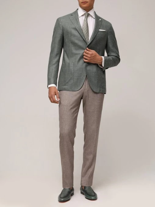 Пиджак из шелка и шерсти LUBIAM