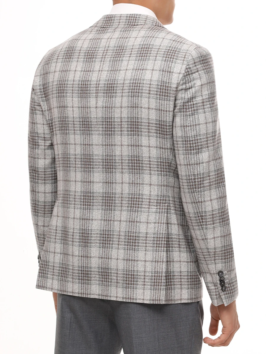 Пиджак из шерсти и шелка