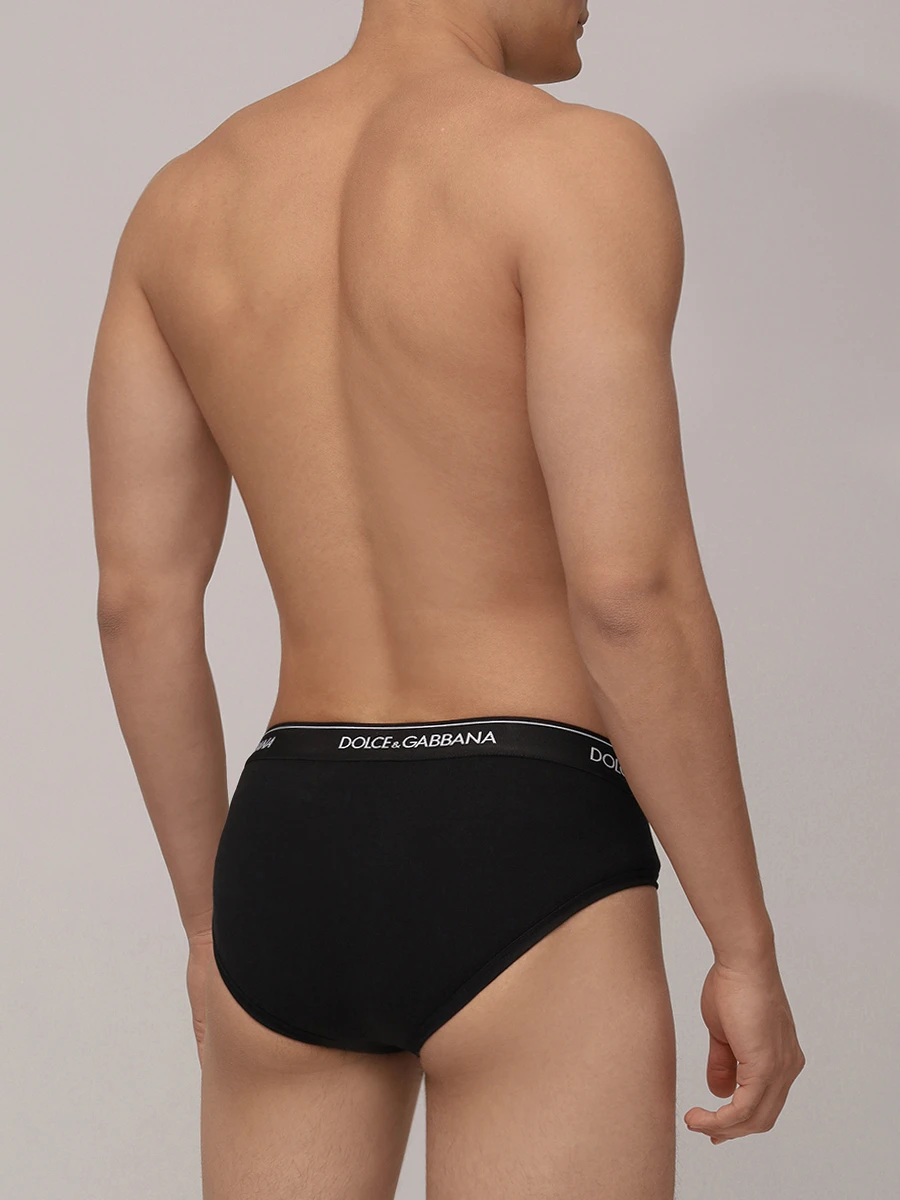 Набор из двух хлопковых трусов-слип