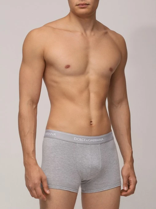 Набор из двух хлопковых трусов-боксеров DOLCE & GABBANA