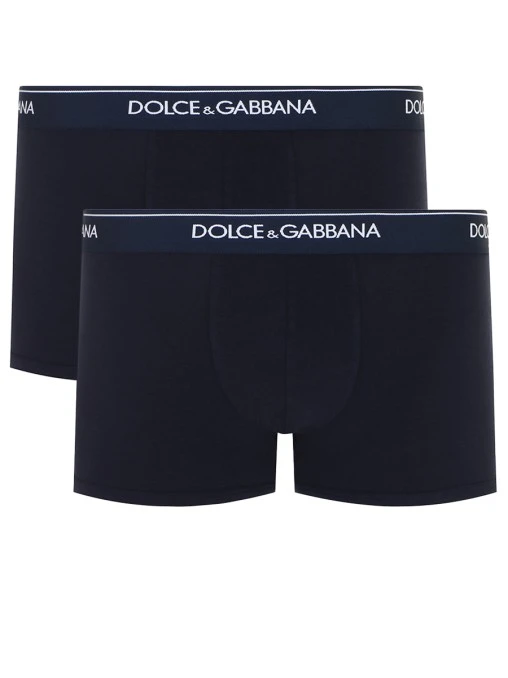 Набор из двух хлопковых трусов-боксеров DOLCE & GABBANA
