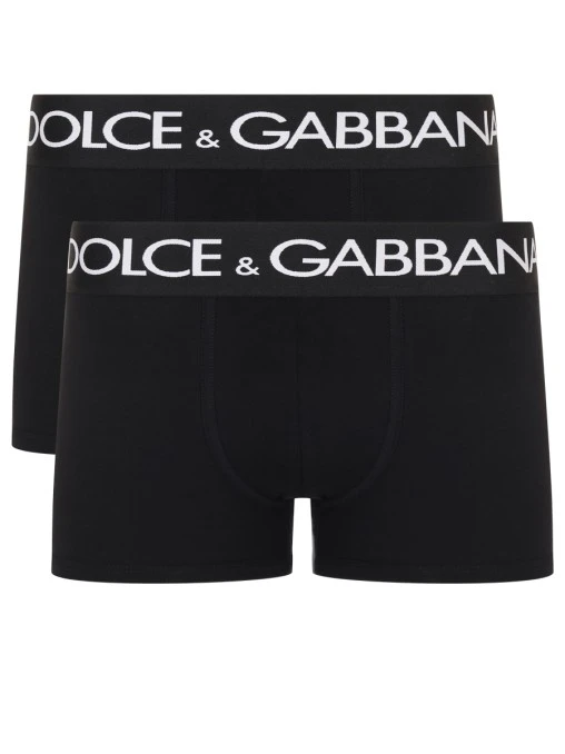 Набор из двух хлопковых трусов-боксеров DOLCE & GABBANA
