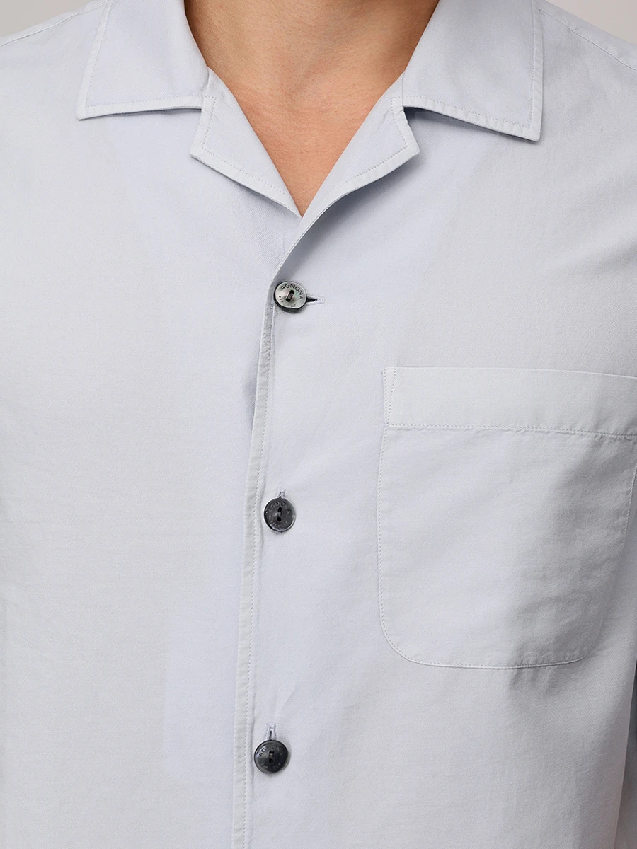 Рубашка из шелка и хлопка