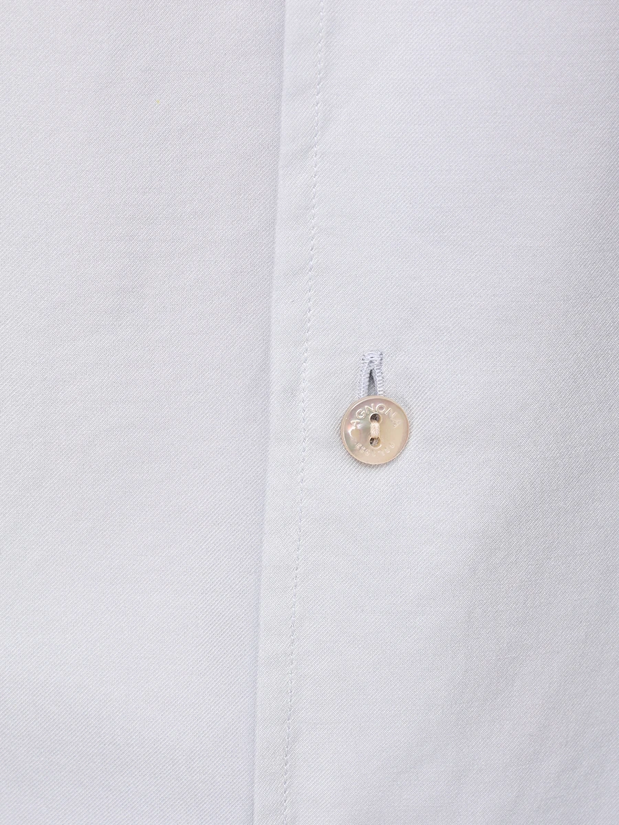 Рубашка Regular Fit из хлопка и шелка