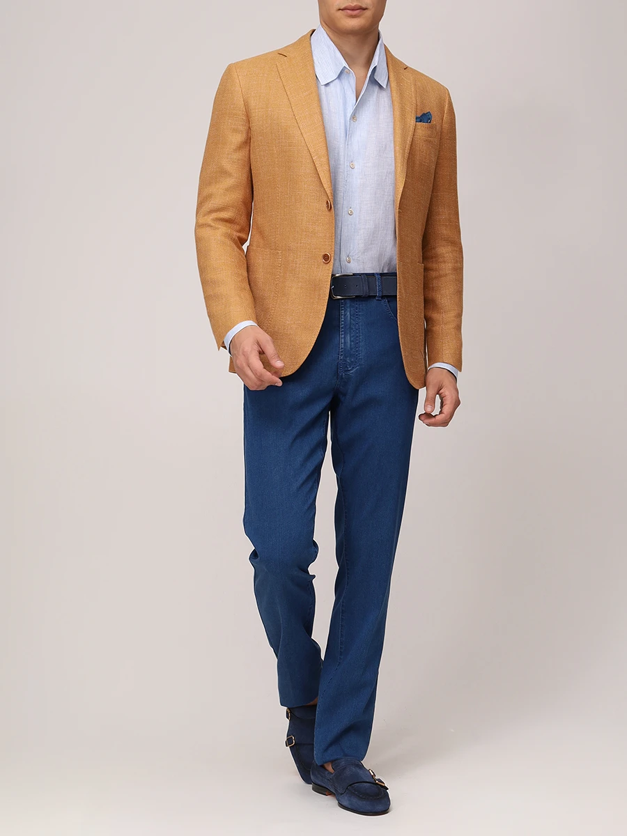 Рубашка Regular Fit льняная