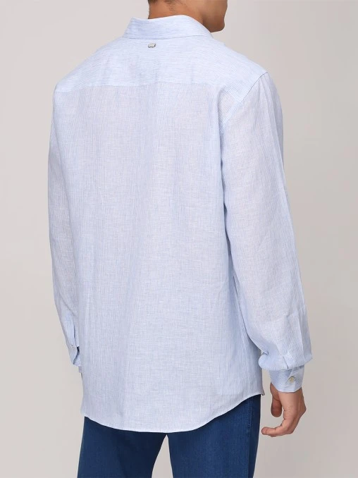 Рубашка Regular Fit льняная AGNONA