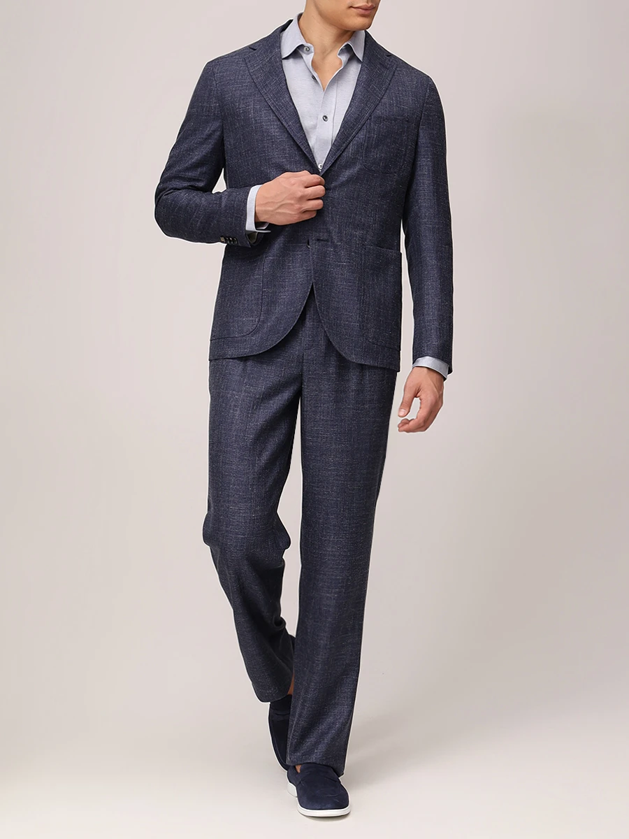 Рубашка Regular Fit из хлопка и шелка