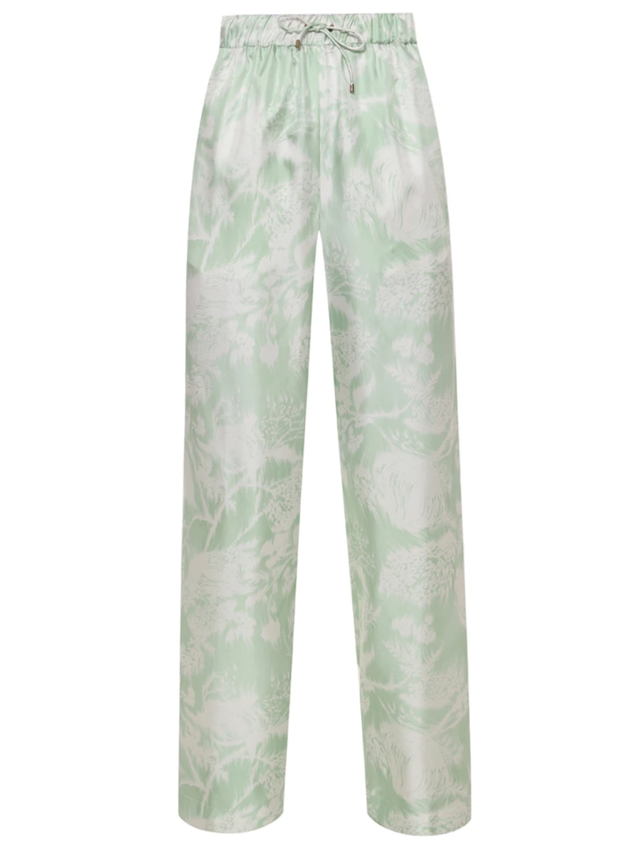 Брюки шелковые