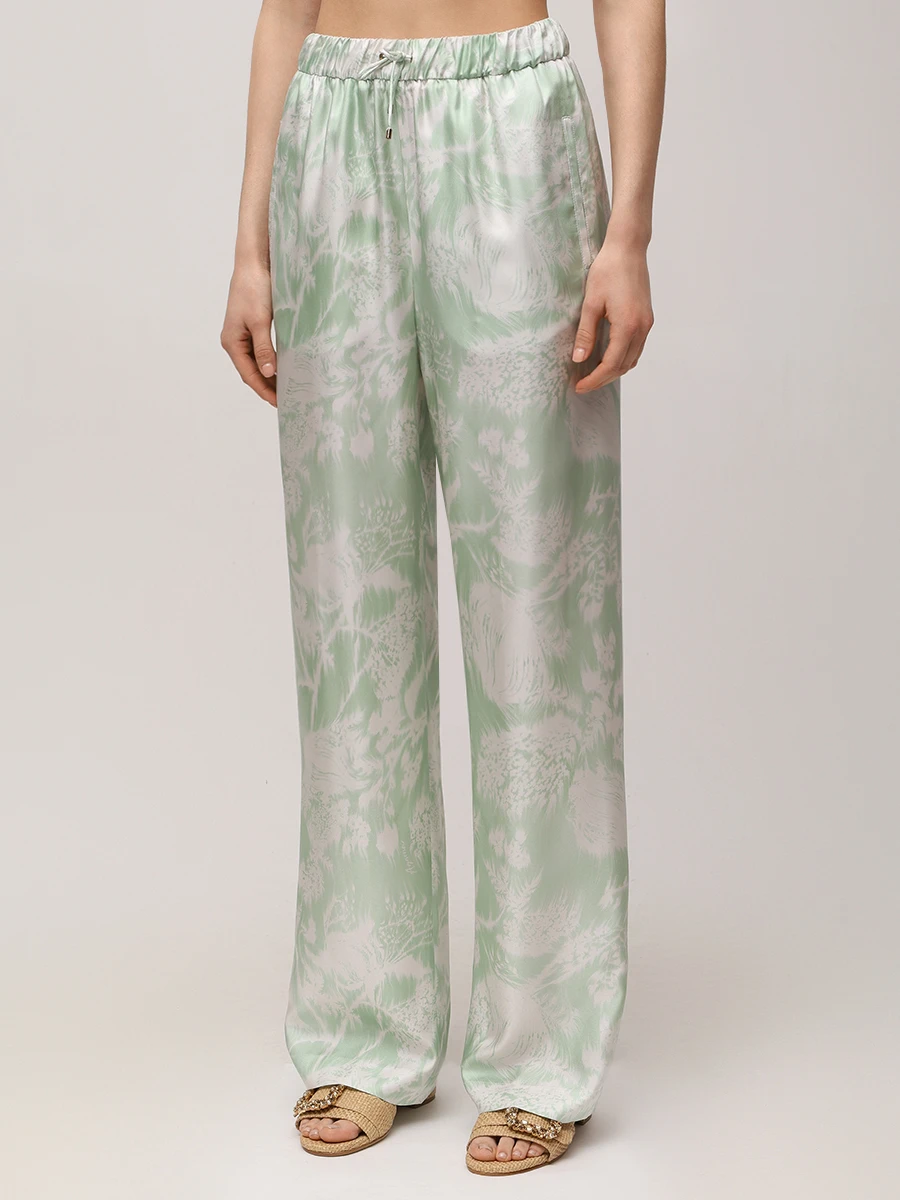 Брюки шелковые