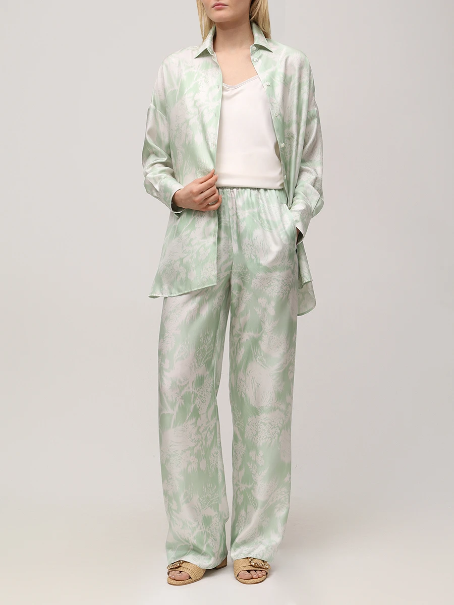 Рубашка шелковая