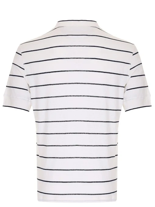 Футболка изо льна и хлопка BRUNELLO CUCINELLI