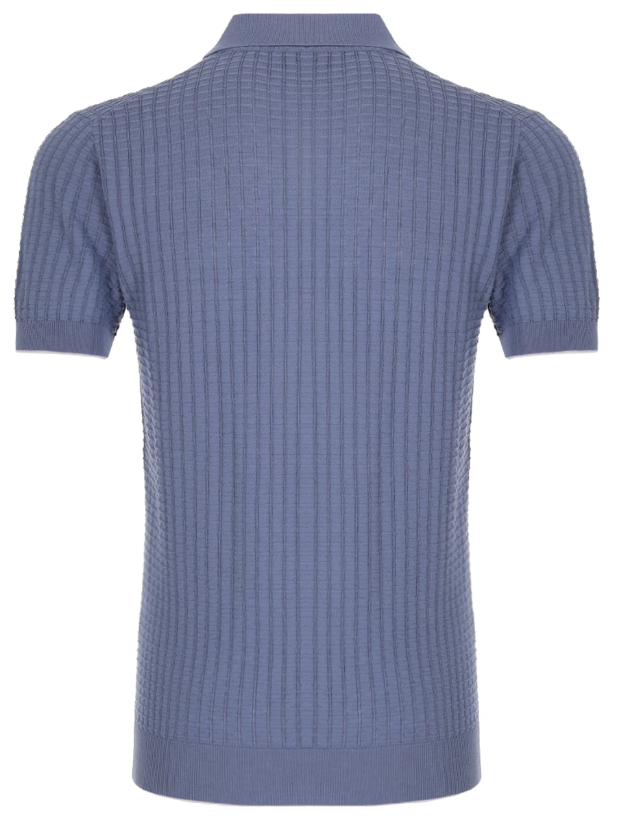 Поло из хлопка и шелка