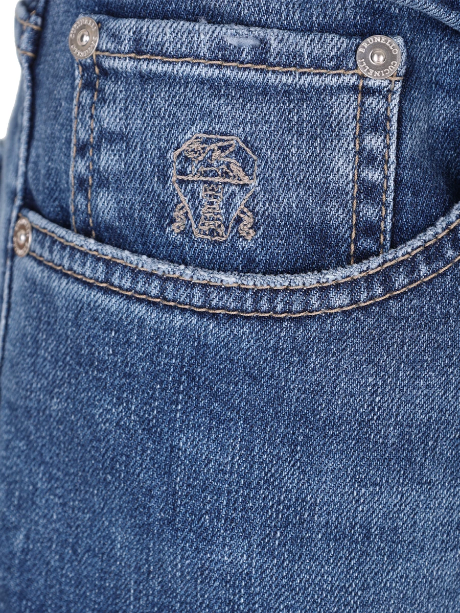 Джинсы Slim Fit хлопковые