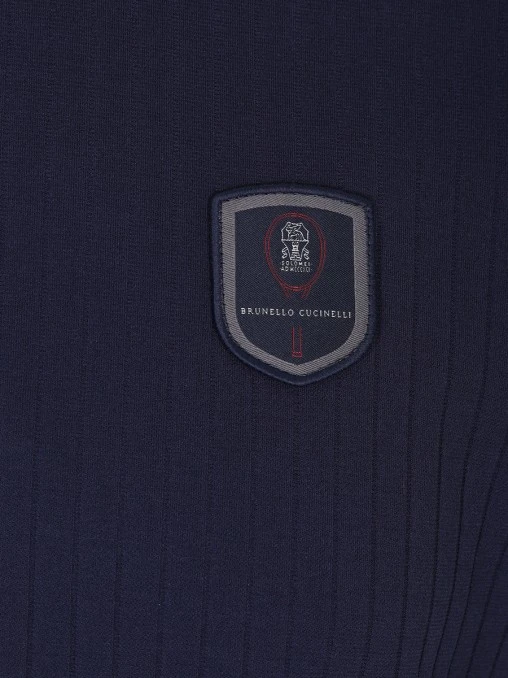 Поло хлопковое BRUNELLO CUCINELLI