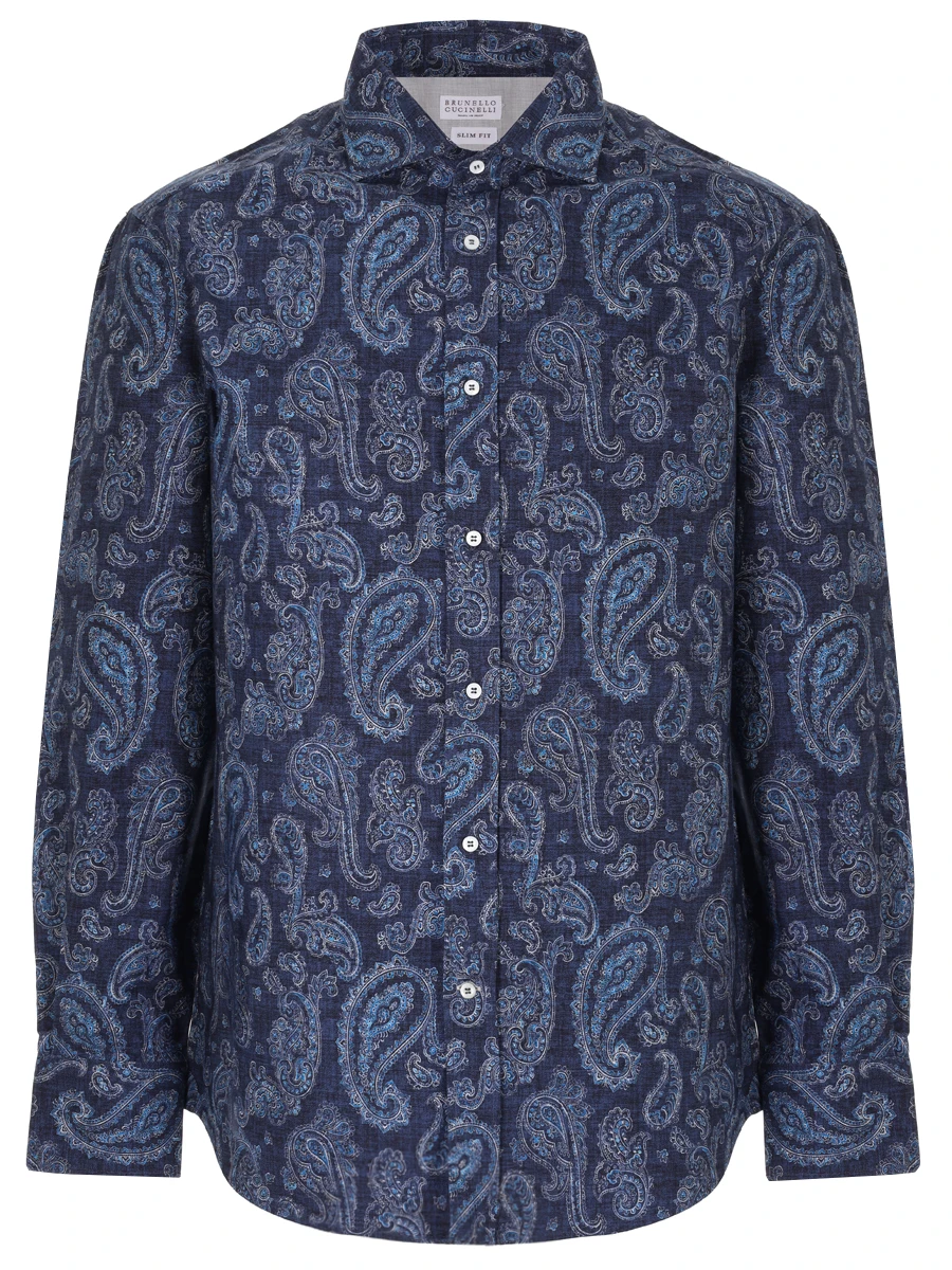 Рубашка Slim Fit хлопковая