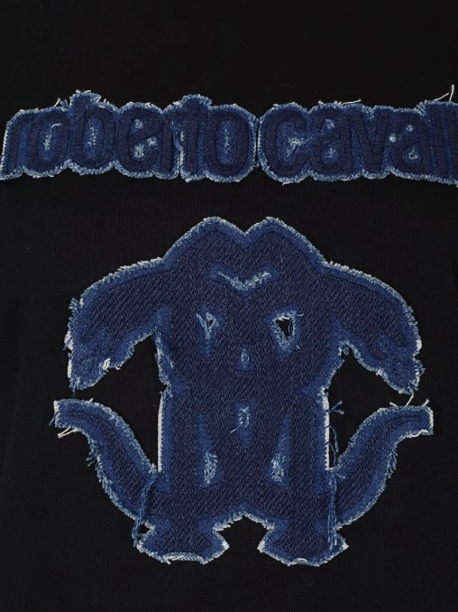 Футболка хлопковая ROBERTO CAVALLI
