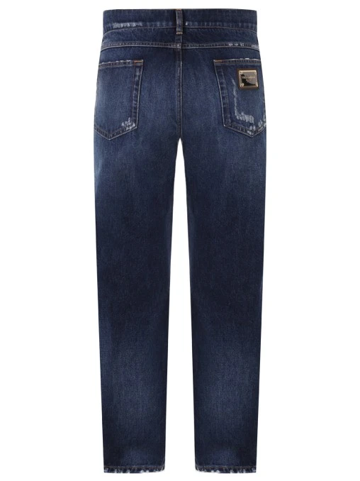 Джинсы Slim Fit хлопковые DOLCE & GABBANA