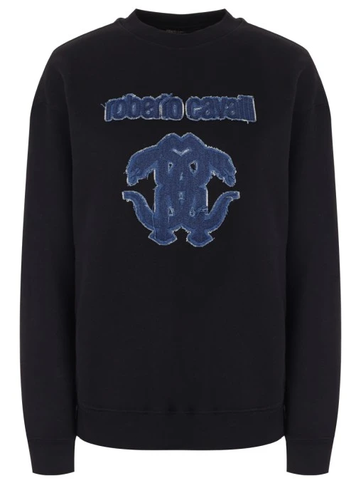 Толстовка хлопковая ROBERTO CAVALLI