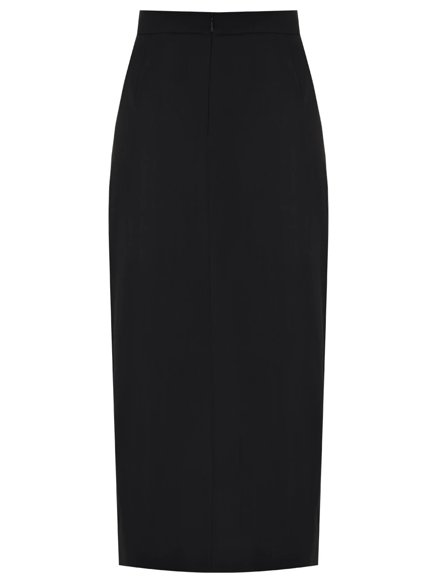 Юбка-карандаш однотонная