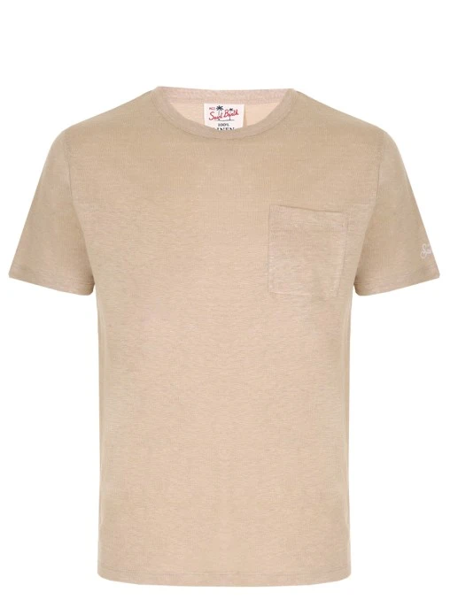 Футболка льняная MC2 SAINT BARTH