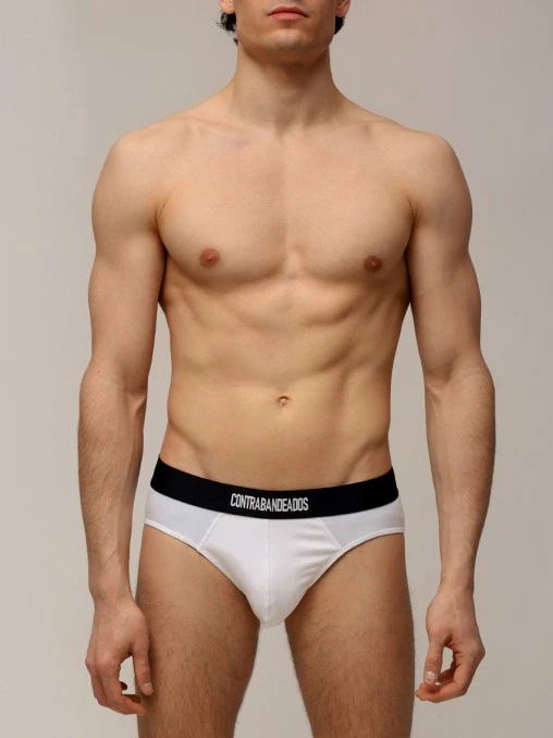 Брифы CONTRABANDEADOS TRUNKS WHITE CONTRABANDEADOS