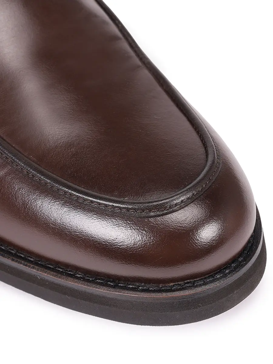 Лоферы кожаные