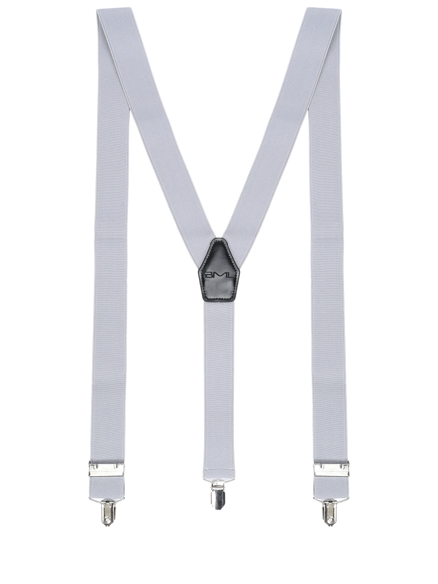 Подтяжки с кожаной отделкой