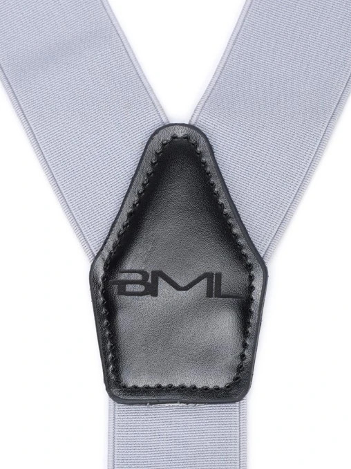 Подтяжки с кожаной отделкой BML