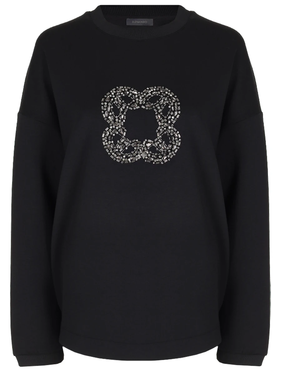 Толстовка со стразами