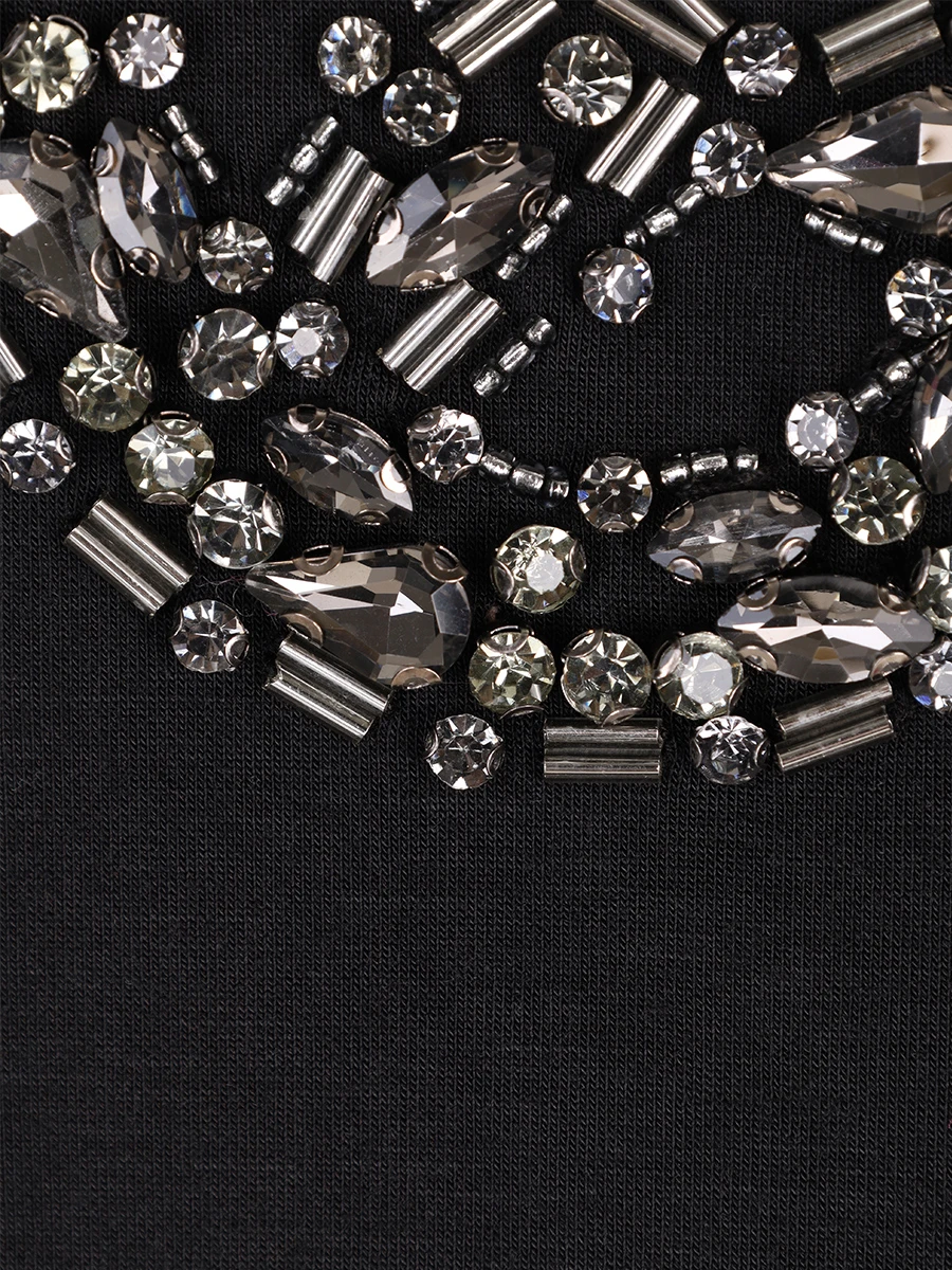 Толстовка со стразами