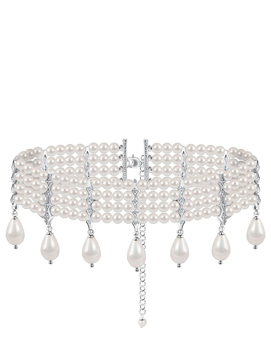 Чокер Элена с жемчужными каплями