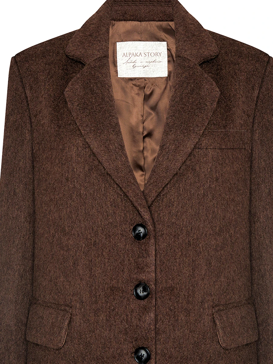 Пальто шерстяное