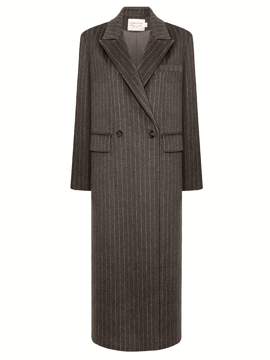 Пальто шерстяное