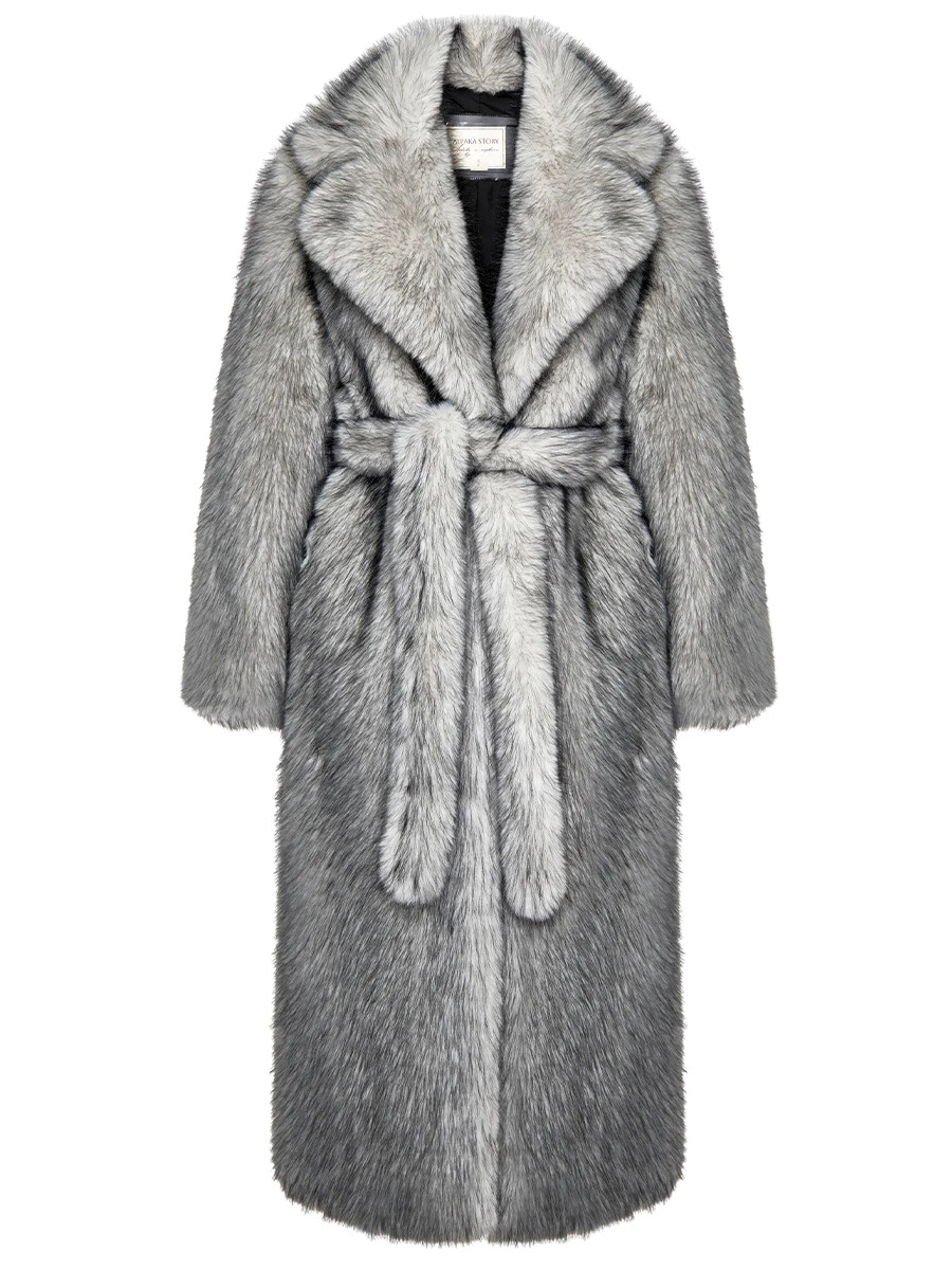 Шуба из экомеха