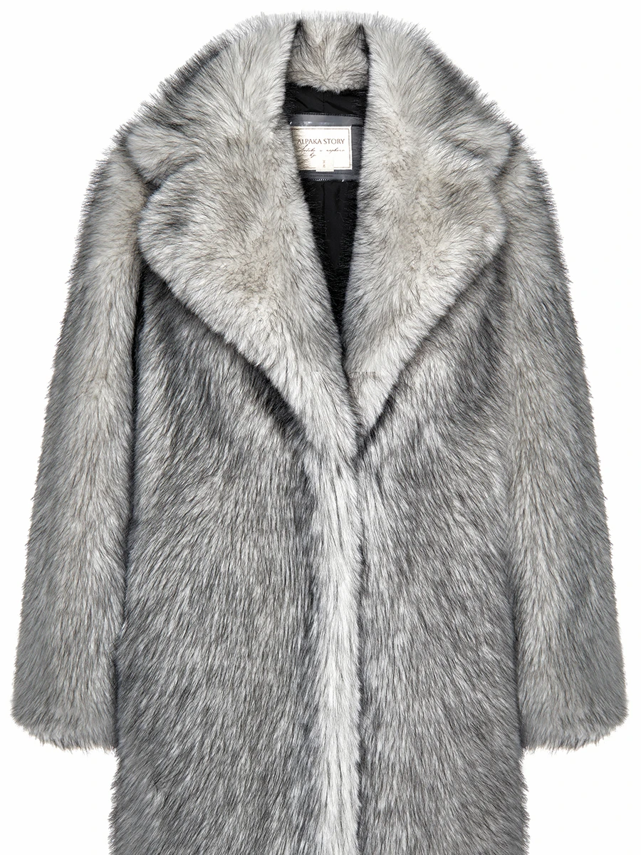 Шуба из экомеха