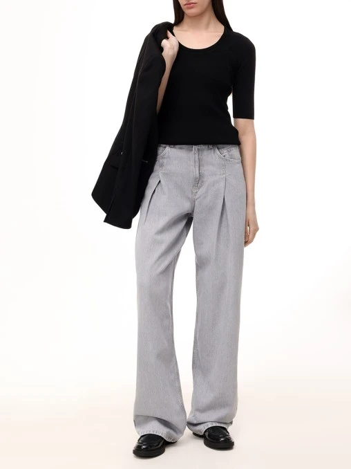 Джинсы из хлопка и лиоцелла BOSS