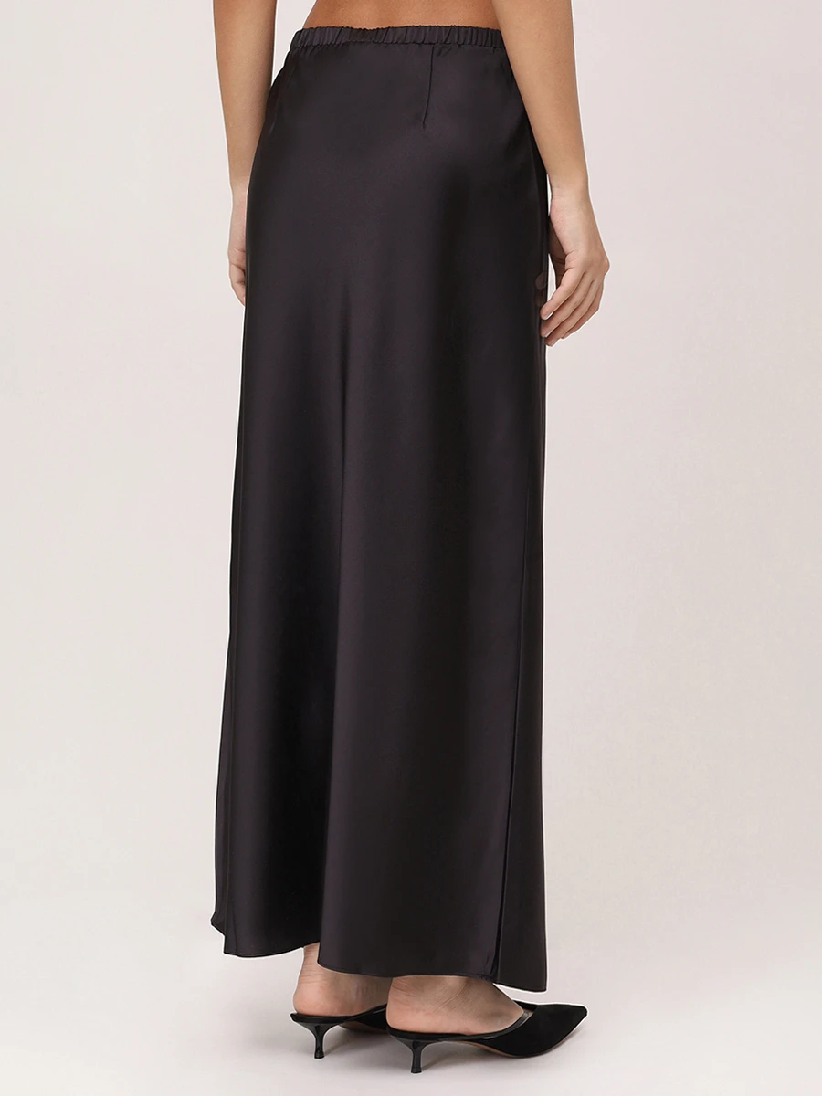 Юбка атласная