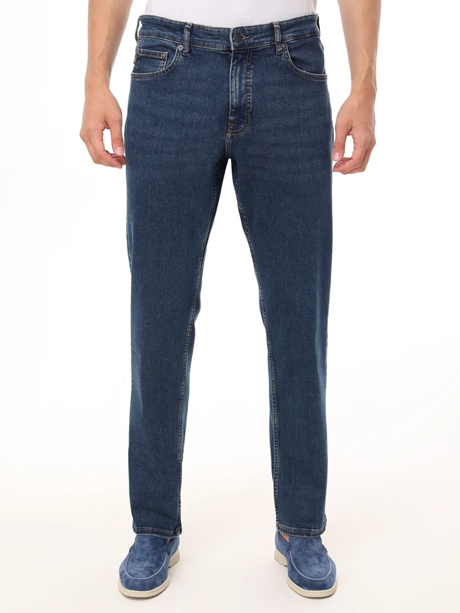 Джинсы Regular Taper хлопковые