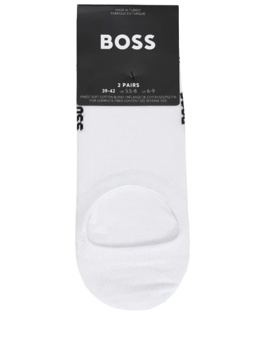 Набор из двух пар хлопковых подследников BOSS