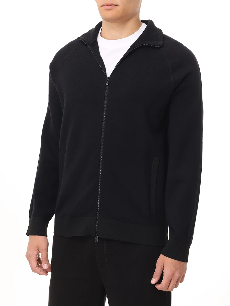 Кардиган из хлопка и шерсти