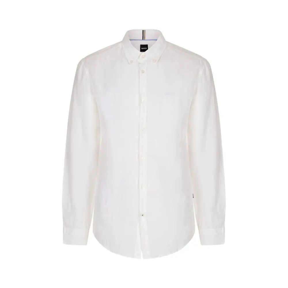 Рубашка Slim Fit льняная