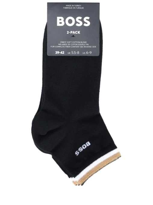 Набор из двух пар хлопковых носков BOSS