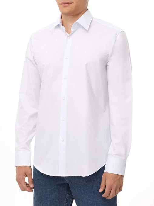 Рубашка Regular Fit хлопковая BOSS