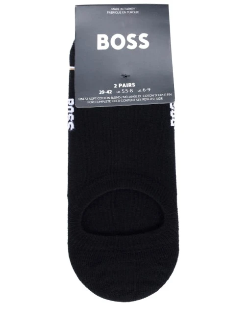 Набор из двух пар хлопковых подследников BOSS