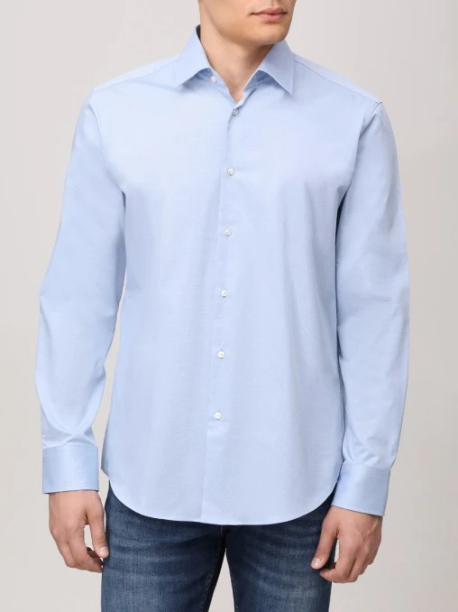 Рубашка Regular Fit хлопковая BOSS