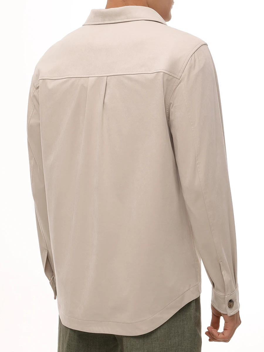 Рубашка Relaxed Fit однотонная