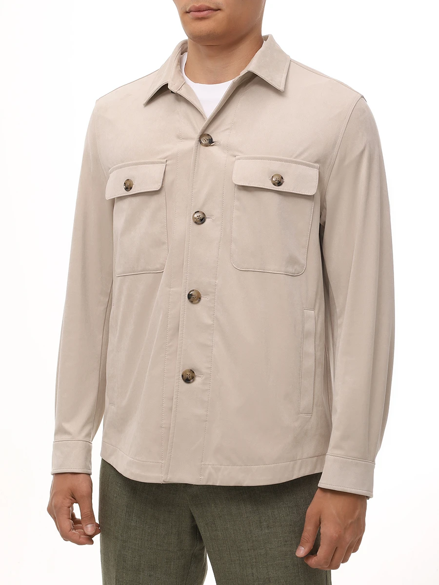 Рубашка Relaxed Fit однотонная