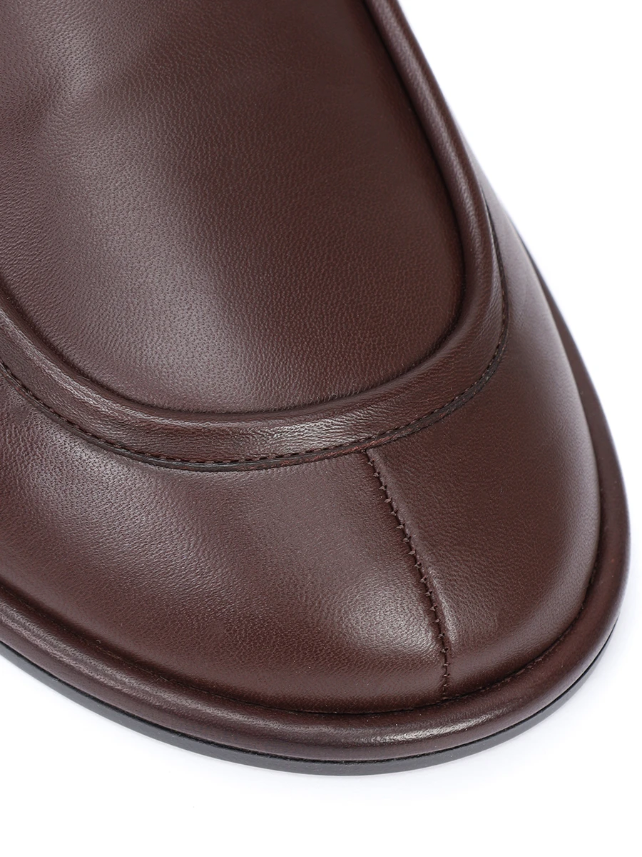 Лоферы кожаные