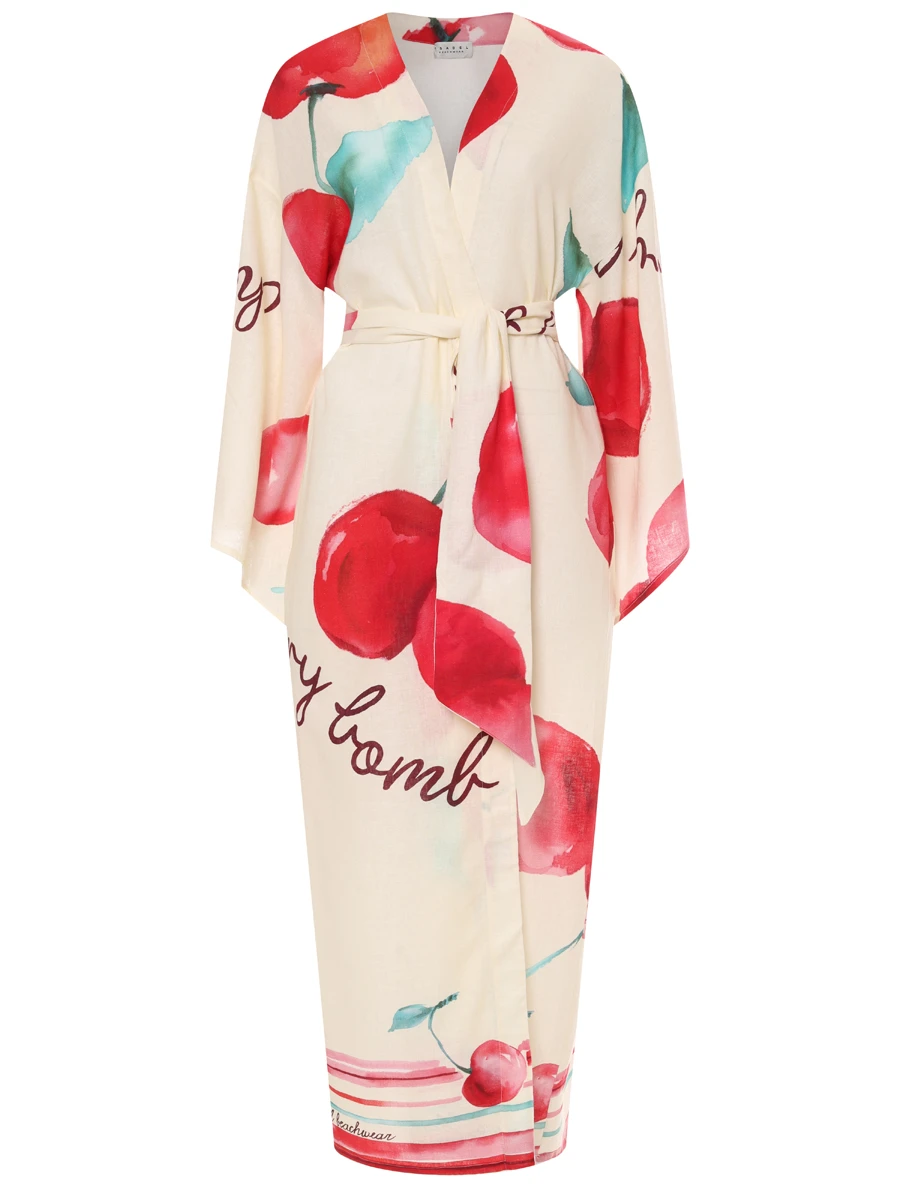 Платье изо льна и вискозы