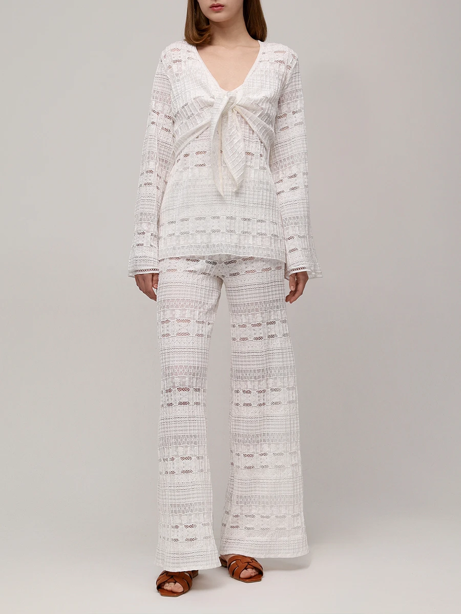 Майка из гипюра